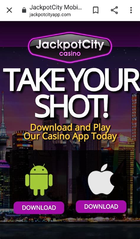 Download JackpotCity’s Online Casino App.